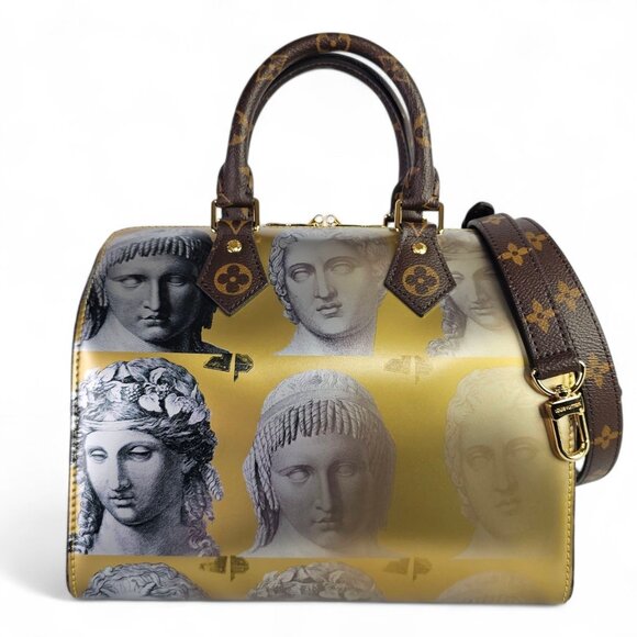 LOUIS VUITTON x Fornasetti Speedy Bandoulière 25 Strap LV Dust Bag Box FULL SET - Picture 1 of 15